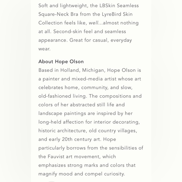 Anthropology Renna Square Neck Bralette. Plaid Purple Women's Intimate Top - Picture 5 of 6